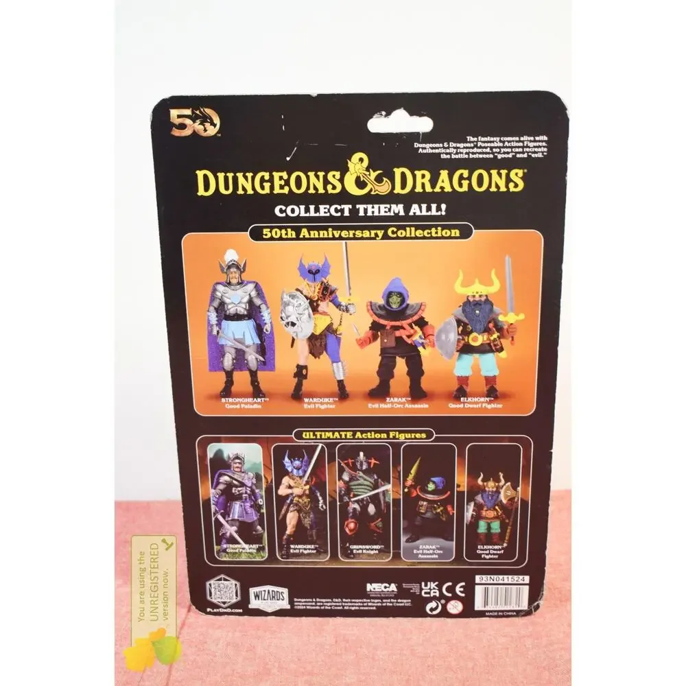 NECA Dungeons & Dragons 50th Anniversary Elkhorn the Good Dwarf Fighter